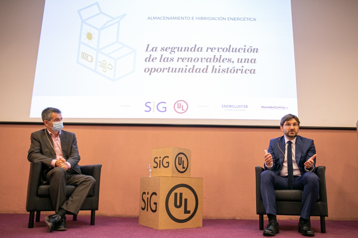 Santiago Parés y Joseba Ripa, representantes de la empresa UL.